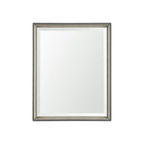 Mercana Black and Gray Framed 24x30 Beveled Bathroom Vanity Mirror MIR-D197-B2430SP