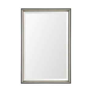 Mercana Black and Gray Framed 24x36 Beveled Bathroom Vanity Mirror MIR-D197-B2436SP