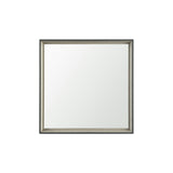 Black and Gray Framed 24x24  Bathroom Vanity Mirror