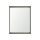 Black and Gray Framed 24x30  Bathroom Vanity Mirror