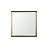 Antique Gold Framed 24x24 Beveled Bathroom Vanity Mirror