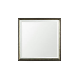 Mercana Pewter and Ant. Champagne Framed 24x24 Beveled Bathroom Vanity Mirror MIR-D203-B2424SP