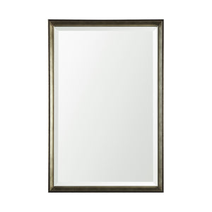 Mercana Pewter and Ant. Champagne Framed 24x36 Beveled Bathroom Vanity Mirror MIR-D203-B2436SP