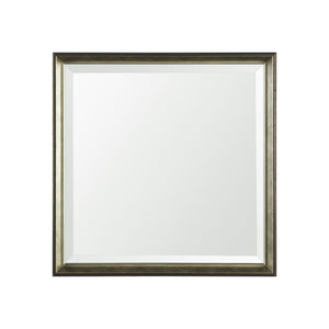 Mercana Pewter and Ant. Champagne Framed 30x30 Beveled Bathroom Vanity Mirror MIR-D203-B3030SP