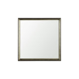 Mercana Pewter and Ant. Champagne Framed 24x24  Bathroom Vanity Mirror MIR-D203-P2424SP