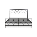 Christopher Knight Home® - Noble House - Francoise Modern Iron King Bed Frame