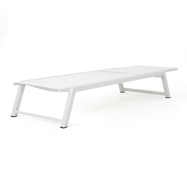 English Elm Christopher Knight Home® - Myers Chaise Lounge - Modern Outdoor Seating With Adjustable Backrest, Durable Aluminum Frame & Mesh 61407.00WWHIMP2