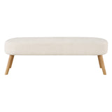 OSP Home Furnishings Cameron Bench White/Natural