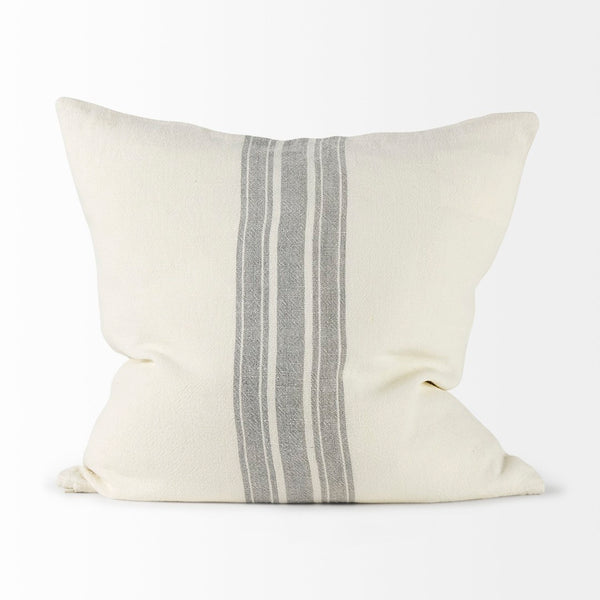 Mercana Patrice Decorative Pillow Cover in Striped Design - Modern Cotton Blend for Effortless Style Upgrade 68871