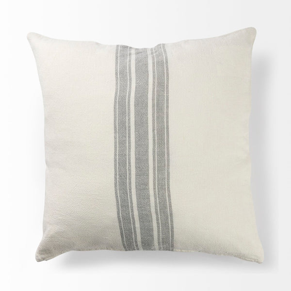 Mercana Patrice Decorative Pillow Cover in Striped Design - Modern Cotton Blend for Effortless Style Upgrade 68871