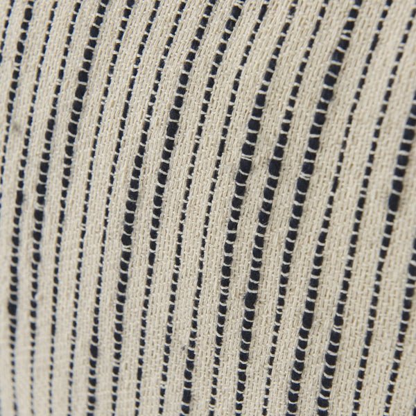 Mercana Krystal Decorative Pillow Cover – Modern Boho Charm with Blue Pom Pom Accents for Cozy Spaces Cream/Blue Fabric | 20x20 68889