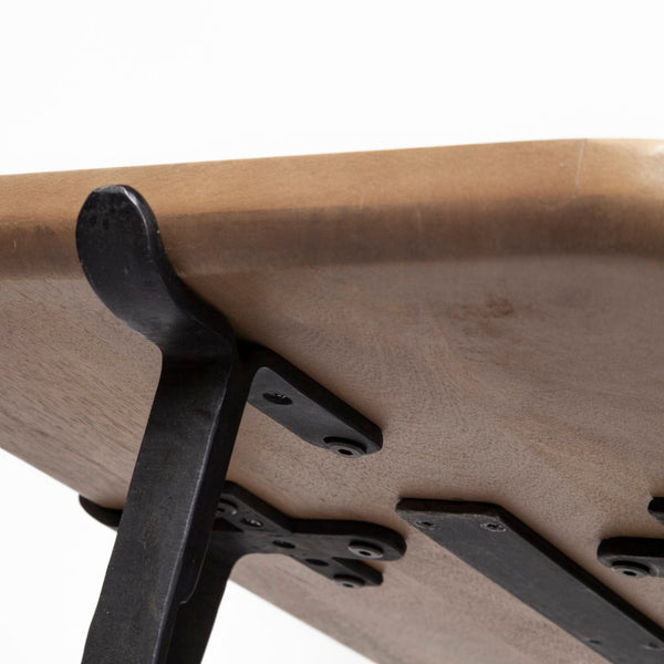 Mercana Helios Console Table – Elegant Mango Wood and Iron Design for Modern Entryway or Living Room Decor 69013