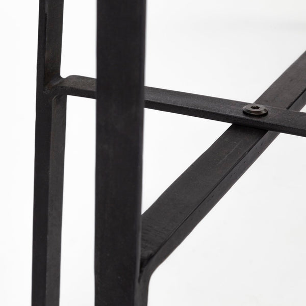 Mercana Helios Console Table – Elegant Mango Wood and Iron Design for Modern Entryway or Living Room Decor 69013