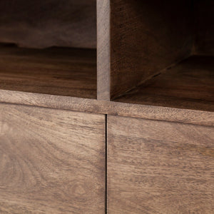 Mercana Glenn Mid-Century Modern Media Console with Ample Storage and Soft-Closing Doors for TVs Up to 71" 69018