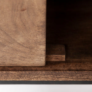 Mercana Glenn Mid-Century Modern Media Console with Ample Storage and Soft-Closing Doors for TVs Up to 71" 69018