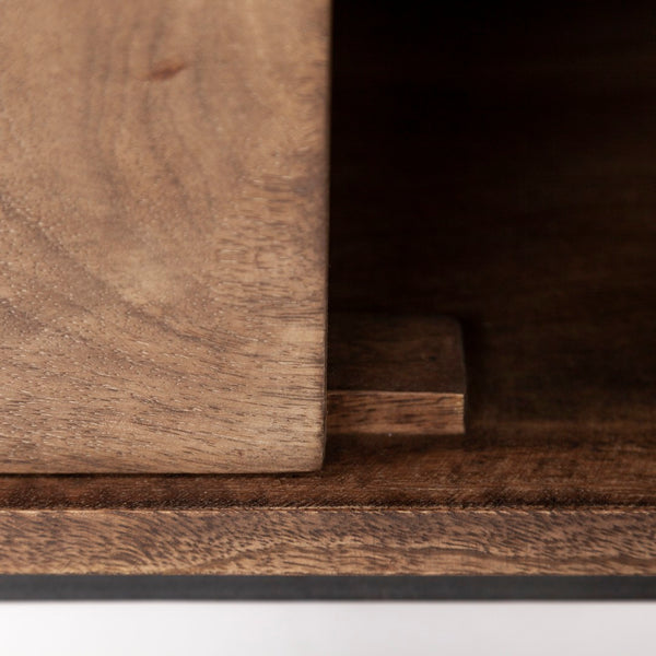 Mercana Glenn Mid-Century Modern Media Console with Ample Storage and Soft-Closing Doors for TVs Up to 71" 69018