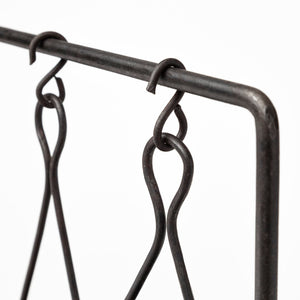 Mercana Enos 19L x 3W Sculptural Metal Bowl Display for Industrial-Modern Home Décor and Accent Styling 68857