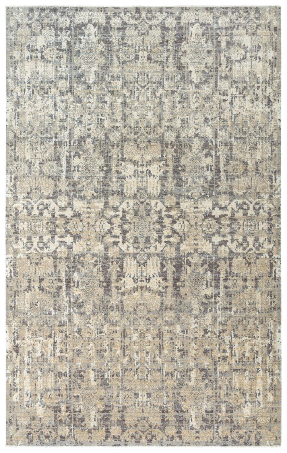 Alora Decor Aurora Brown Vintage-Inspired Rectangle Rug With New Zealand Wool Blend, Low-Profile Fringe Charm 8' x 10' 005005102CP040810
