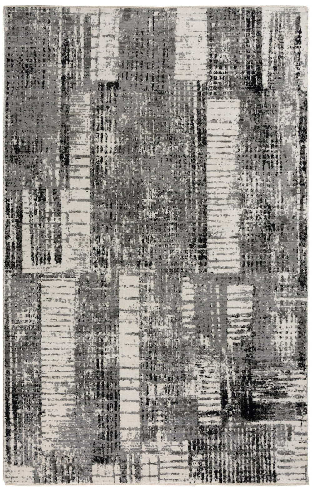 Alora Decor Aurora Vintage-Modern Gray Runner Rug With New Zealand Wool Blend, Durable Soft Pile For Hallways 2'6" x 8' 00500511533062608