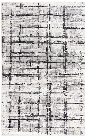Alora Decor Aurora Luxurious Black & Ivory Hybrid Rug — Wool-Tencel Blend, Handcrafted Texture For Living Rooms 8' x 10' 00500511706370810