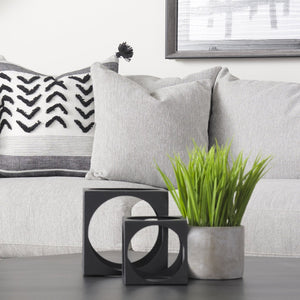 Mercana Valence Corner Sectional Piece: Stylish Modular Comfort for Effortless Living and Custom Layouts Light Gray Fabric | Throw Pillow 69121