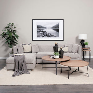 Mercana Valence Versatile Armless Sectional Module: Modern Comfort with Modular Flexibility for Your Space Mediuma Gray Fabric | Throw Pillow 69127