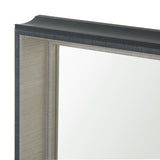 Mercana Black and Gray Framed 18x24  Bathroom Vanity Mirror MIR-D197-P1824SP