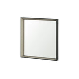 Mercana Black and Gray Framed 24x24  Bathroom Vanity Mirror MIR-D197-P2424SP