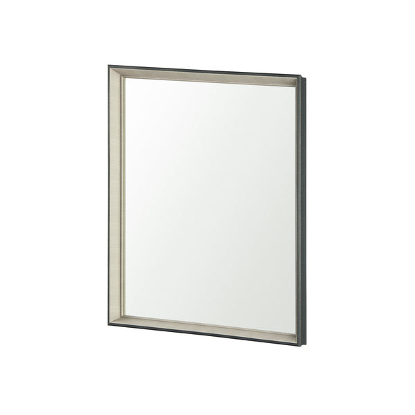 Mercana Black and Gray Framed 24x30  Bathroom Vanity Mirror MIR-D197-P2430SP