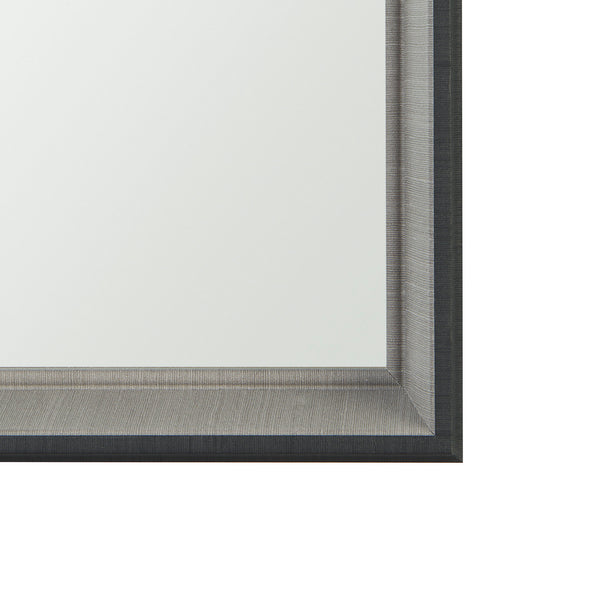 Mercana Black and Gray Framed 24x30  Bathroom Vanity Mirror MIR-D197-P2430SP