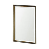 Mercana Antique Gold Framed 24x36 Beveled Bathroom Vanity Mirror MIR-D200-B2436SP