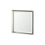 Mercana Silver Framed 24x24 Beveled Bathroom Vanity Mirror MIR-D201-B2424SP