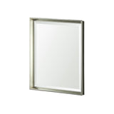 Mercana Silver Framed 24x30 Beveled Bathroom Vanity Mirror MIR-D201-B2430SP