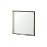 Mercana Silver Framed 24x24  Bathroom Vanity Mirror MIR-D201-P2424SP