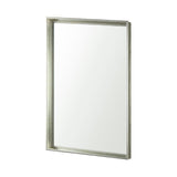 Mercana Silver Framed 24x36  Bathroom Vanity Mirror MIR-D201-P2436SP