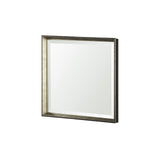 Mercana Pewter and Ant. Champagne Framed 24x24 Beveled Bathroom Vanity Mirror MIR-D203-B2424SP