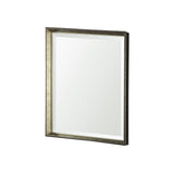 Mercana Pewter and Ant. Champagne Framed 24x30 Beveled Bathroom Vanity Mirror MIR-D203-B2430SP