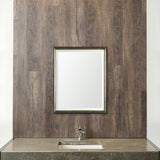 Mercana Pewter and Ant. Champagne Framed 24x30 Beveled Bathroom Vanity Mirror MIR-D203-B2430SP