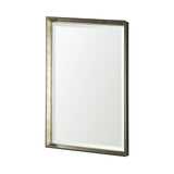 Mercana Pewter and Ant. Champagne Framed 24x36 Beveled Bathroom Vanity Mirror MIR-D203-B2436SP