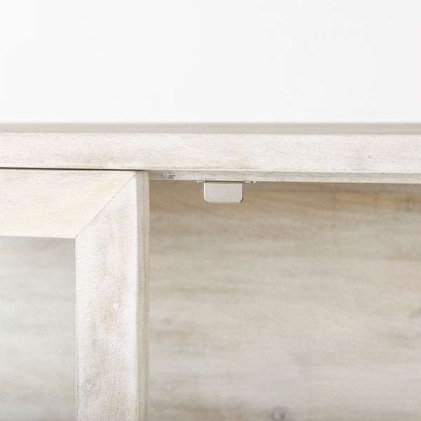 Mercana Arelius Elegant Display Cabinet with Glass Panels and Sturdy Base for Stylish Home Decor Storage 69301