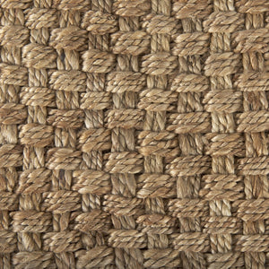 Mercana Aylin Handwoven Jute Pouf - Stylish Natural Fiber Accent for Versatile Seating and Home Décor 69447