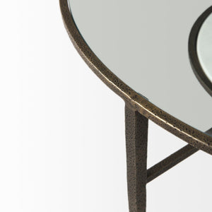 Mercana Felicity Marble-Top Coffee Table: Chic Square Design with Durable Iron Frame for Elegant Living Spaces 69253-AB