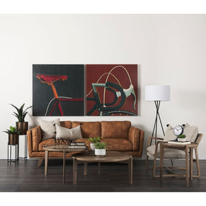 Mercana Weymouth Coastal-Inspired Glass Dome Table Clock – Elegant Design for Modern and Industrial Spaces 68528