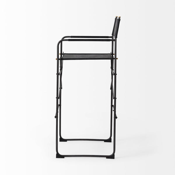 Mercana Direttore Industrial-Modern Leather Seat with Sturdy Iron Frame for Stylish Home & Commercial Spaces 69632