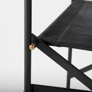 Mercana Direttore Industrial-Modern Leather Seat with Sturdy Iron Frame for Stylish Home & Commercial Spaces 69632