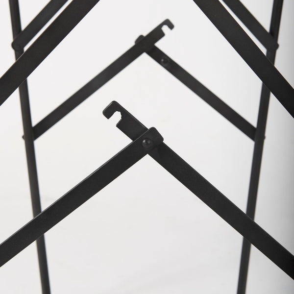 Mercana Direttore Elegant Director's Chair-Inspired Stool with Sturdy Metal Frame for Modern Living Spaces Brown Leather | Black Iron | Bar 69634