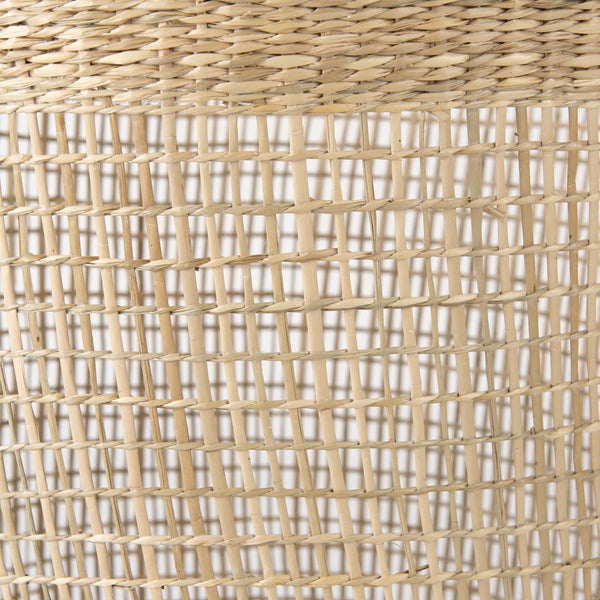 Mercana Bowie Medium Seagrass Round Baskets with Handles - Stylish Storage Solution for Home Organization 69586