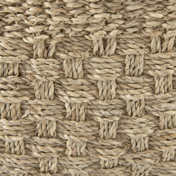 Mercana Emra Versatile Rectangular Baskets for Storage & Decor - Handwoven Seagrass for Any Room Style 69588