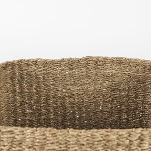 Mercana Copenhagen Handwoven Twisted Seagrass Baskets for Stylish Storage in Coastal or Rustic Décor 69593