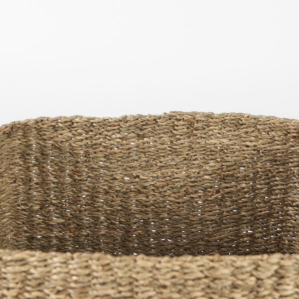 Mercana Copenhagen Handwoven Twisted Seagrass Baskets for Stylish Storage in Coastal or Rustic Décor 69593
